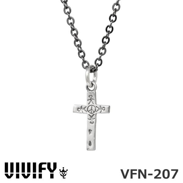VIVIFY ビビファイ スモール クロスネックレス 【人、雫、ピース