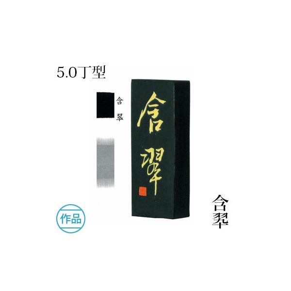 固形墨 書道 墨運堂 含翠 5.0丁型