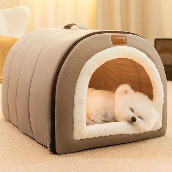 ペットベッド 冬用 ペットハウス 室内 ドーム型 犬ベッド 小中型犬 猫ベッド 洗える 猫ハウス 暖かい 犬ハウス 滑り止め ふわふわ 猫犬用 保温 寒さ対策