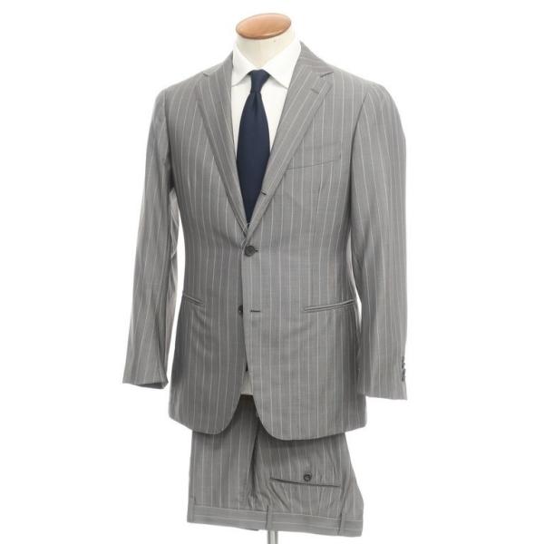 リングヂャケット RING JACKET ウールシルク ストライプ 3B