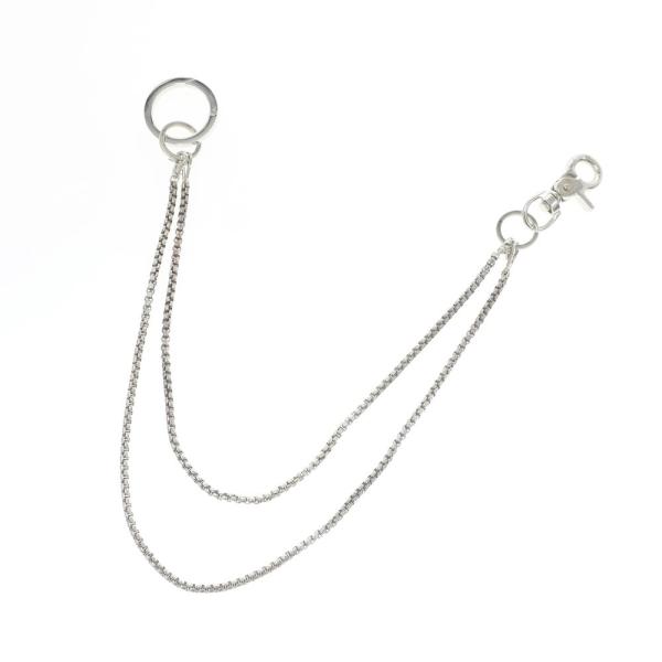 未使用】マーティン アリ MARTINE ALI ウォレットチェーン シルバー