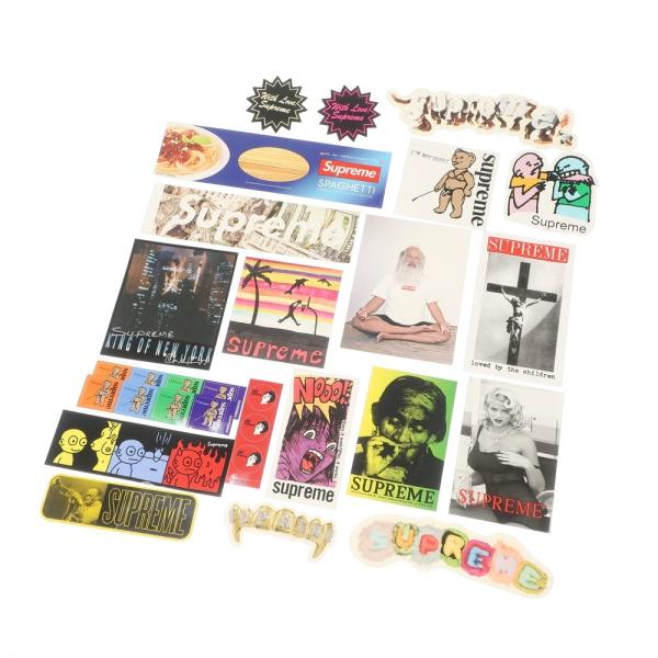 【中古】シュプリーム Supreme ステッカー 21枚 セット マルチ