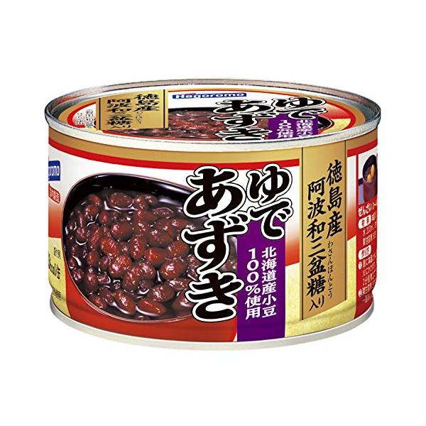 北海道産・あずきを100%使用し、小豆の粒形状をしっかり残したタイプのゆであずき缶詰です。ビートグラニュー糖も北海道産を使用しています。徳島産阿波和三盆糖を加えることにより、小豆の味をいかしながらも、すっきりとした甘いコクをだしました。たっ...