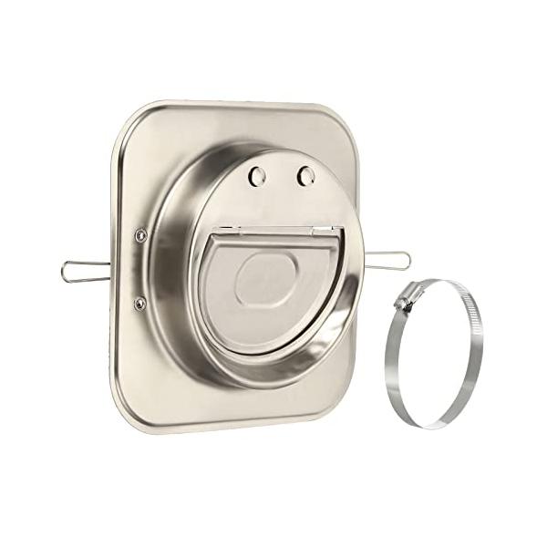 インターフェイスの外径: 100 mm;全サイズ: 135 x 135 mm (L*W)利点: 1. 防水性、高硬度、錆びない、傷がつきにくい、腐食しにくい、防湿性、お手入れが簡単な耐久性のあるステンレス鋼を使用し、長期間使用することができ...