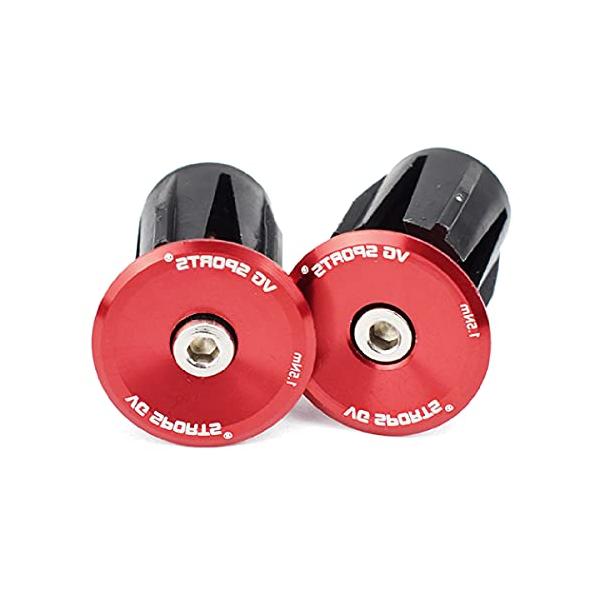 色：23.5mm - レッド* 素材 - 6061アルミニウム合金、プラスチック、軽量、耐食性、耐久* 23.3mm - 重量約21g/2個、外径：23.3mm、内径：16mm、内径22mm - 24mm以内のハンドルバーに適しています* ...