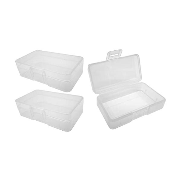 単3電池(AAサイズ)2本用クリアケース 単3電池と同じ規格の14500電池も対応します 製品のサイズ(約) ： 縦5.5cm * 横 3.34cm * 厚2cm単三サイズの電池を2ケまたは006p電池1ケを管理したい場合に適しており、電池...