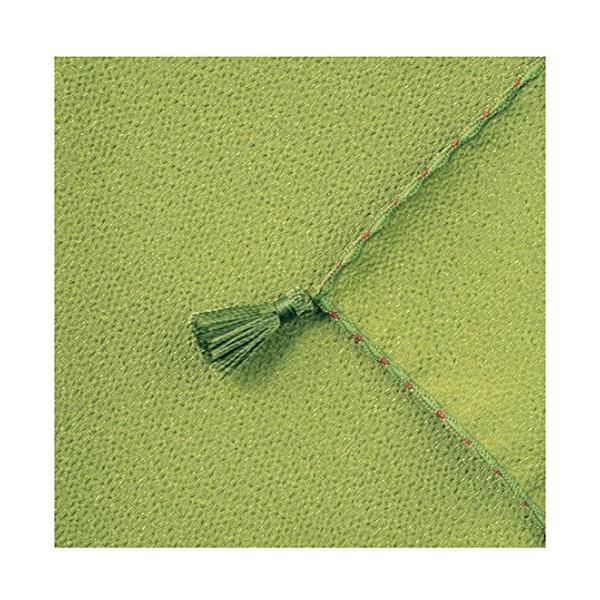 むす美 ポリエステルちりめん ふくさ 箱入 (ワカバ)ホーム＆キッチン/仏具・神具/慶弔事用ふくさ