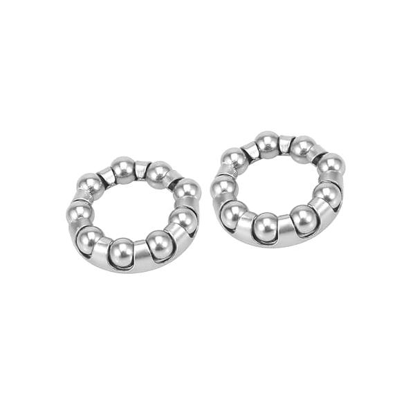 素材  このボールベアリングリテーナーはステンレス鋼製で、耐久性があります。 寸法 外径: 29.1mm; 内径: 18.2mm。パッケージに含まれるもの: 自転車用ボールベアリング2個。 特徴 このボールベアリングリテーナーは9つのボール...