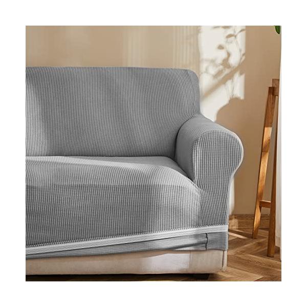 サイズ：選択する前に、ソファの長さ ソファのアームを含む を測定してください。 1人掛け：80-120cm  2人掛け：140-180cm  3人掛け：185-230cm  サイズが豊富でソファーにぴったりのサイズが選べます。素材: 高品質...