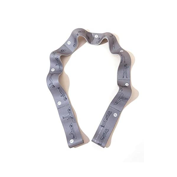 使い方がわかりやすい 8パターンの使い方がイラストでベルトに描いてあるので真似して出来ます。 ちょっとシュールなイラストがとてもわかりやすいです。 お洒落な発色 発色が良く上品でお洒落な色はヨガライフをhappyにしてくれます  使用感 ゴ...