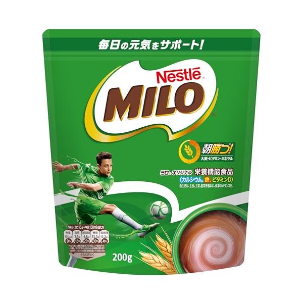 ミロは大麦の発芽期のための成長力を取り込んだ大麦飲料です。食品・飲料・お酒/コーヒー・紅茶・お茶・粉末ドリンク/ココア・ホットチョコレート