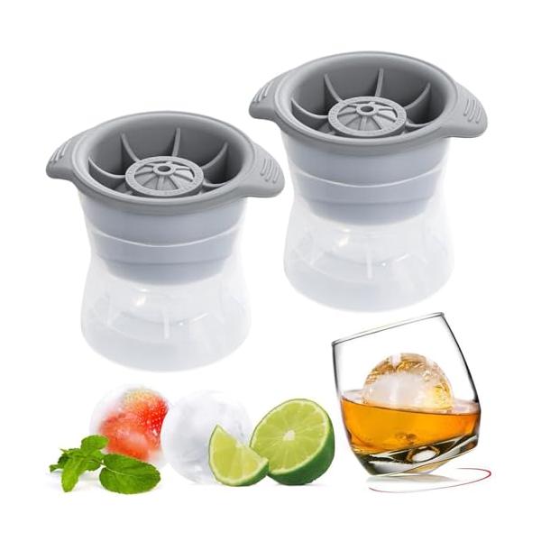 アイスの多様性 このアイスメーカーは直径6センチの円形氷を作ることができ、カクテル、ジュース、ウイスキーなどさまざまな飲み物に適しています。さらに、大きな氷には果物、シロップ、ハーブなど、さまざまな追加物が入るため、より豊かで多様な飲み物を...