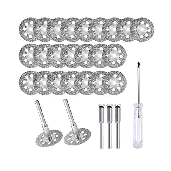 リューター切断 丸穴ミニダイヤモンドカッターが登場 切削加工に理想的なツールになっています。タイル、ガラス、貝殻、陶磁器、石片、アルミなどの切断に最適です。 高品質の素材 ダイヤモンドカッターは硬度が高い金属でできており、耐久性があります。...