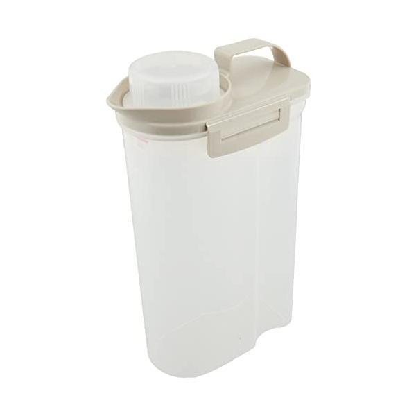 サイズ：(約)幅18.5*奥行11*高さ29.5cm重量：約0.324kg素材・材質： 本体・カップ・止め具 ポリプロピレン、 蓋 ポリプロピレン・熱可塑性エストラマー、 パッキン シリコーンゴム原産国：日本※計量時に役立つ注ぎ口仕様。※湿...