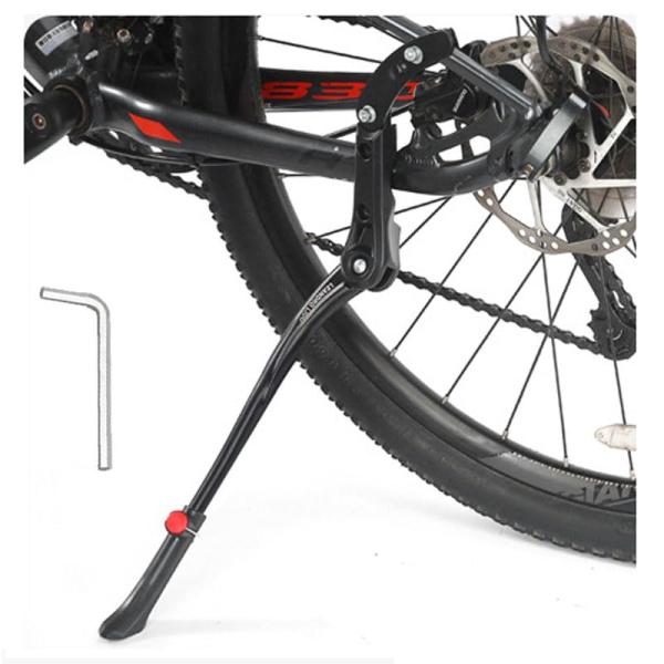 サイズ：自転車スタンドの調整範囲は29cm〜33cm 24〜29インチの自転車に適しています  材質：アルミニウム合金高品質の素材：アルミニウム高強度アルミニウム合金を使用して、自転車スタンドを鍛造して組み合わせます。軽くて錆びにくく、丈夫...