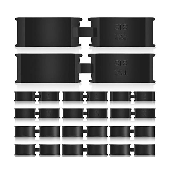 パッケージ内容:自転車用ハンドルバーラバーガスケット12個入り。7/8インチ(22.2mm)ガスケット8個と1インチ(25.4mm)ガスケット4個が含まれます。異なるサイズのハンドルバーへの取り付けニーズを満たす2つのサイズのスペーサーで、...