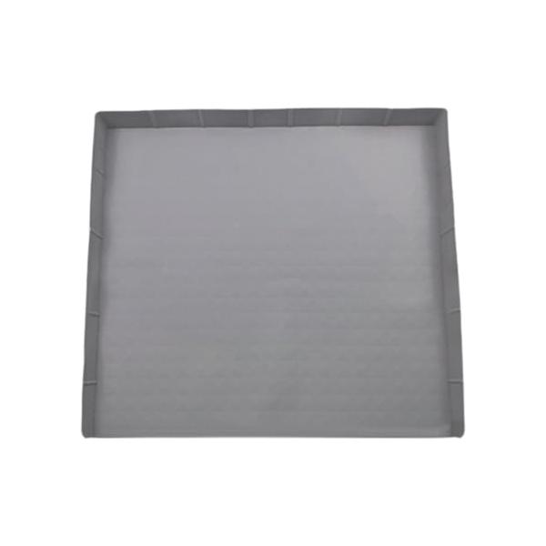 最高級シリコーン素材：ランドリーマットは耐久性に優れたシリコーン素材を使用しています。耐摩耗性に優れ、長期間使用しても劣化せず、幅広い環境で使用できます。強力防水構造：5cmの高さがある立体縁が水漏れを完全にブロック。洗濯機の振動による水は...