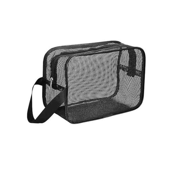 製品仕様 サイズ：25*11*16cm、日常生活の洗顔用品、バス用品がゆっくり収納できます。 メッシュ素材 速乾/黒い網で作ったものです。水はとても通りやすいです。浴室と湿っぽいところにぴったりです。全面メッシュ素材で通気性抜群、中身もしっ...