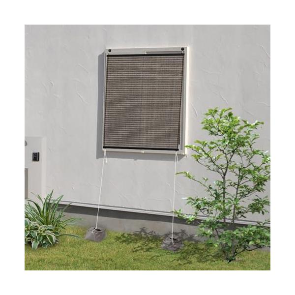 サイズ：100×120cmサイズ:約幅100x高さ120cm材質:生地/ポリエチレン、桟/塩化ビニール樹脂、キャップ/ナイロン生産国:中国紫外線・UVカット率:約81%遮光率:約80%完成品日差しを遮り、室内の温度上昇を抑える。ホーム＆キッチン