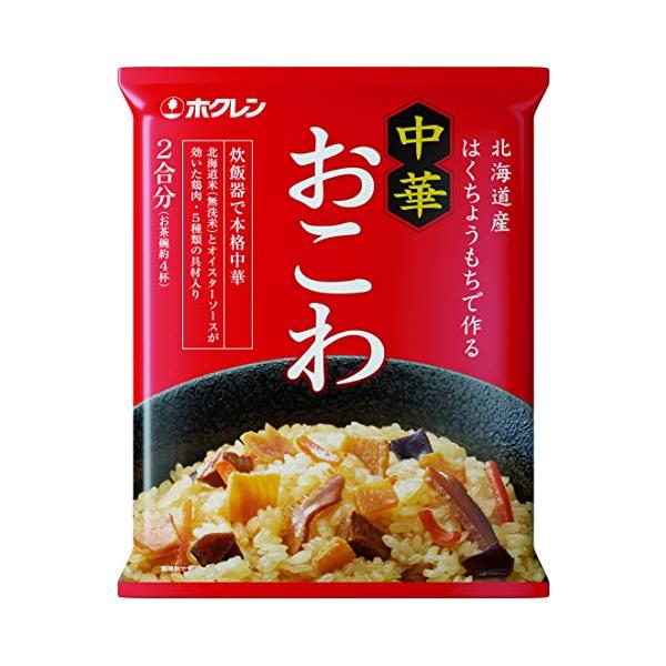 原材料:無洗米〔もち米 北海道産 〕、中華おこわの具〔竹の子、人参、椎茸、れんこん、しょうゆ、鶏肉、きくらげ、砂糖、米発酵調味料、ガラスープ、ごま油、オイスターソース、食塩、ぶどう糖果糖液糖、しょうが、香辛料／調味料(アミノ酸等)、(一部に...