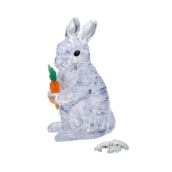 ピース数:43、対象年齢:7歳以上セット内容:パズルピース うさぎ38個、センターポール1個、センターポール受けパーツ2個、にんじん2個 、組み立てキー1個、シールおもちゃ:パズル:立体パズル