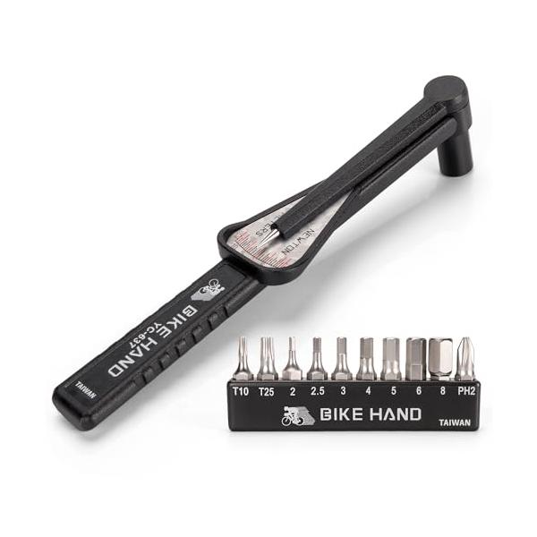 ・ステムボルト、レバー、カーボン製部品など、トルク管理が必要な部品に適しています。・サイズも小さく持ち運びが便利なので、ライド中のポジション調整でも適正トルクで管理する事が可能です。・シンプルなゲージ表示で直感的に使いやすく、左ネジ・右ネジ...