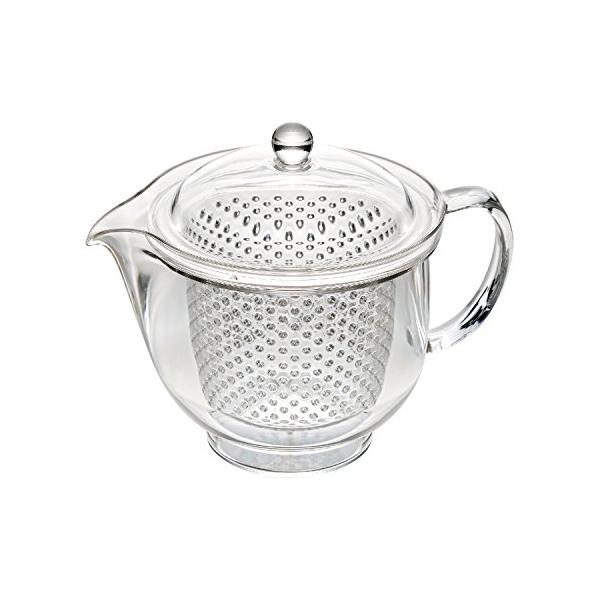 サイズ:108x150x125mm本体重量:180g生産国:日本/燕市素材・材質:飽和ポリエステル樹脂(トライタン)自動食器洗浄機可耐熱温度:110*ガラスのように透明で、お茶の出具合がよく見えます。プラスチック製でわれにくく、扱いやすいテ...