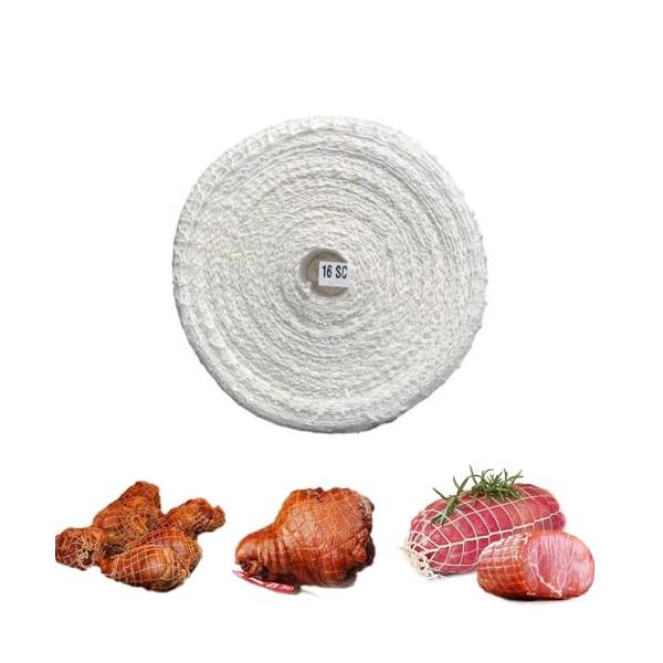 高品質 ：強い弾力性があり、高品質なコットン糸で編まれており、耐久性と安全性を保証します。長時間の調理にも適しています。 多用途 ：豚足、醤牛肉、チャーシューなど、さまざまな熟食の結束に適しており、しっかり固定できます。 弾力設計 ：弾力性...