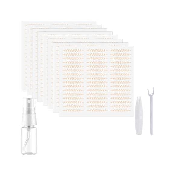 内容 テープ384枚(約6ヶ月分)、小噴瓶1本、樹脂補助具 2本。 素材 極薄メッシュテープ。大切な肌にとても優しい、安心安全な素材です。 半月太め まぶたが厚めの方にオススメ 半月細め まぶたが薄めの方にオススメ 楕円 まぶたの厚みが普通...