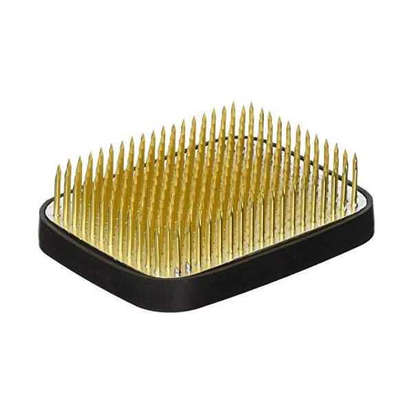 花の生け花専用針部分に水がにごらないように特殊防水加工を施してあり、生け花の寿命を長持ちさせます。ゴムリング付:花器を傷付けない。剣山と花器が滑らない。針長:13mm針:276本針部:真鍮台座:鉛DIY・工具・ガーデン/ガーデン/農業・園芸...