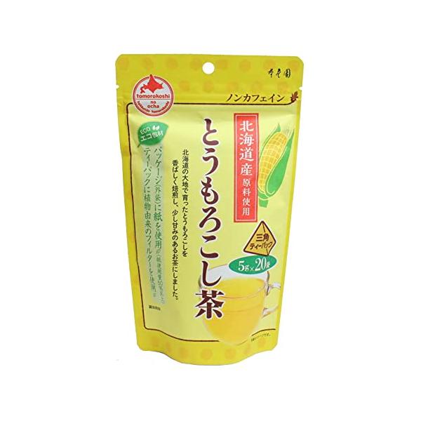 原材料：とうもろこし 北海道、遺伝子組換えでない 商品サイズ(高さx奥行x幅):22cm*13cm*13.5cm環境に優しいエコ包材を使用した、とうもろこし茶です。北海道の大地で育ったとうもろこしを香ばしく焙煎し、少し甘みのあるお茶にしまし...