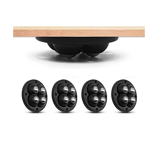 当社のミニキャスターホイールは4つのローラーで設計されており、プラスチックは厚く、耐久性があり、より多くの重量に耐えることができます。Mini Swivel Wheelsを家電製品の四隅に設置します。あまり力を入れずに指定された位置に持って...