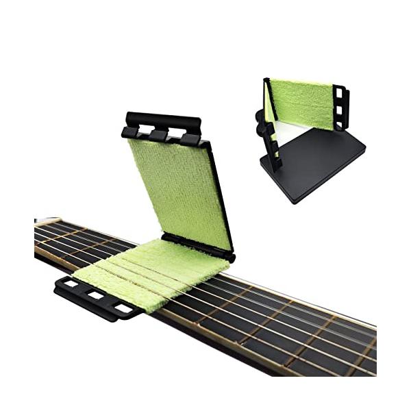 サイズ 11*6.5cm。 重量 40g。 素材 ABS樹脂と綿を使用した高品質の材料で、指板と弦の汚れを簡単に取り除くことができます。ギターを演奏前後に少し手入れするだけで、360度のクリーニングを行い、迅速かつ効率的なメンテナンスができ...