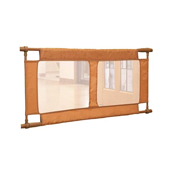 [本体サイズ] (約)W90*130*D4.3*H60cm[素材] スチール(粉体塗装)、ポリエステル、ナイロン[製造国] 中華人民共和国[対象] 6ヶ月*24ヶ月ベビー＆マタニティ:ベビー家具・収納:ベッドガード・フェンス