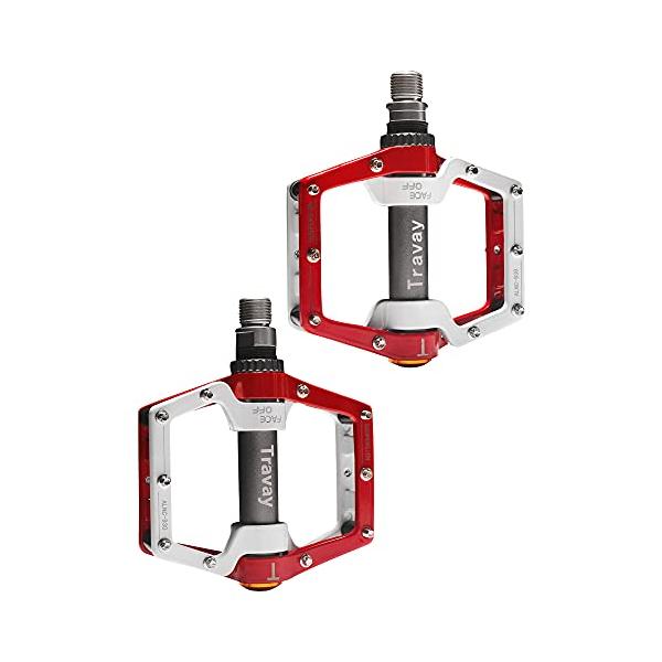最新開発 踏み面の間にダンピング用のクッションが付き、衝撃吸収性能を最大限に強化され、サイクリングの疲れを有効に軽減します。 3つ密封式ベアリング 薄型割には剛性があり回転は滑らかで漕ぎやすいです。防水防塵設計は長持ちに使用することを可能さ...