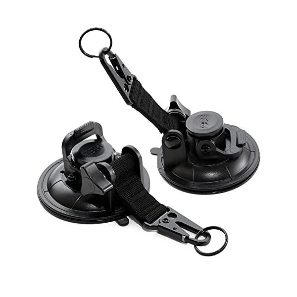 HYR* カーサイド タープ 吸盤 特大 強力 車 フック オーニング テント 自動車 荷物 固定 ベルト テント用 カージョイント サンシェード 荷物締めつき ２個入りスポーツ&amp;アウトドア/アウトドア/タープ