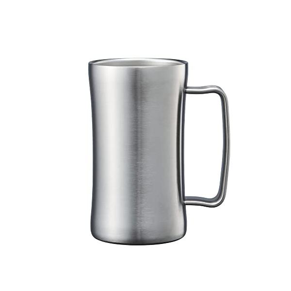 500mlの缶ビールにもちょうどいい容量。食洗器対応。真空断熱構造でのみごろ温度を保つ。ビールをおいしく飲める「泡」にもこだわった構造。内瓶底には突起を設け、ビールを注いだときに対流をおこし泡立ちをよくします。保温 保冷 結露しにくい。ブラ...