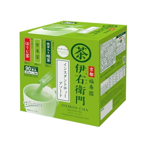 サイズ：0.8グラム (x 90)内容量:0.8g*90P原材料:緑茶(国産)、デキストリン、炒り米、酸化防止剤(V.C)商品サイズ(高さx奥行x幅):140mmx110mmx130mm食品・飲料・お酒