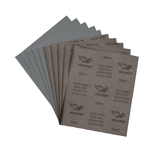 セット内容 #2500、#3000 各5枚 計10枚。サイズは約280*230mm、用途に合わせてカットしてお使いいただけます高品質の炭化ケイ素を使用して素材の紙やすりを生産して、耐久性、耐食性にも優れています乾燥した場所だけでなく、耐水ペ...