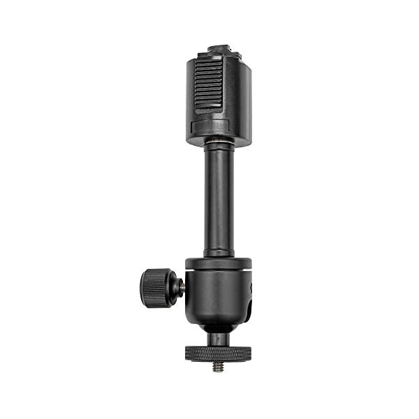 工具を使わずプロジェクターやCCTVカメラ等をダクトレールに取付が可能 適用の条件 ダクトレールのみ対応です　　 対応プロジェクター/カメラなど 1/4インチネジ穴 三脚用ネジ穴 のある物。耐重量5kg以内 角度調節 シャフト部分は上下の角...