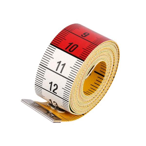 サイズ：巾19mm*メモリ長さ150cm 10cm毎に色分け スタイリッシュなカラフルなデザインは、仕立て縫製、衣類のデザインと家族に適しています。耐水性と耐汚染性：高品質の柔らかいプラスチック素材でできており、湾曲した表面や平らな表面を測...
