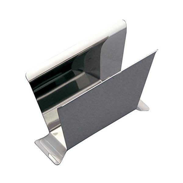 サイズ:W10xH7.6xD4.5(cm)素材・材質:ステンレス生産国:イタリアホーム＆キッチン/キッチン用品/エプロン・キッチンファブリック/ナプキンスタンド