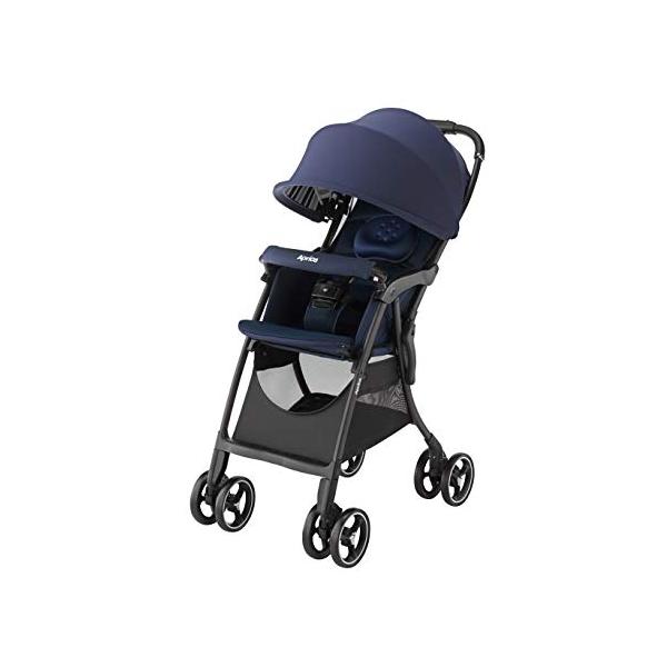 生後1か月から使える背面A形ベビーカー。レバーを握れば、4輪全てが自由に動き、真横にスライド。カフェで座ったときにも、スーッと手元に寄せられて便利。障害物に遭遇しても、真横に動けてラクラク。がっちりフレームとやわらかサスペンションの振動吸収...