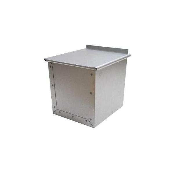 食パン型/パン作りアイテム パン作りの基本の型 　材質：アルタイト　生産国日本サイズ内寸約135(130)*120(115)*h130mm粉量目安約280g前後 　容量約2070ml業務用向け商品となりますので製造時のプレス傷や搬入時の重ね...