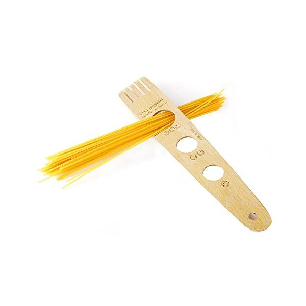 サイズ：30*5.5*0.4cm重量：28gイタリア製の本格的なキッチンツール茹でたパスタを鍋から取り出したり、取り分けたりするだけではなく、穴にパスタの束を入れると１*３人前の分量を量れます。ホーム＆キッチン/キッチン用品/調理・製菓道具...