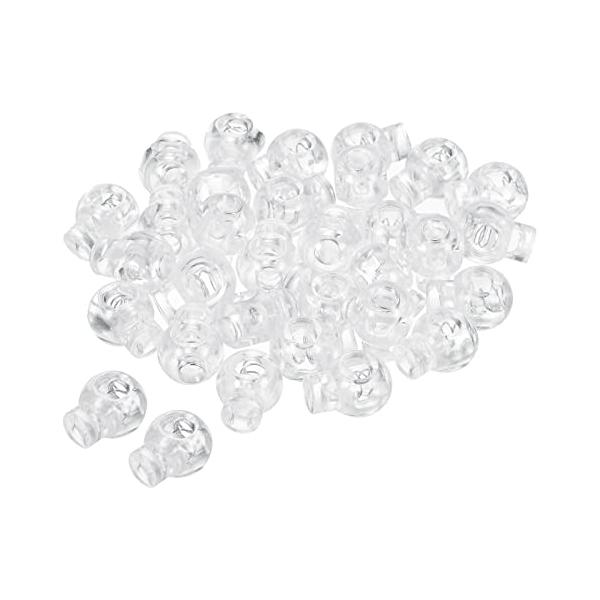 サイズ:穴径：8mm; 全体のサイズ:17x22mm (DxH)利点: バネ仕掛けのデザインで、非常にしっかりとしたグリップを提供し、コードをしっかりと保持します。応用: コードロックは、ロープが滑らないようにコードの端を仕上げるために使用...