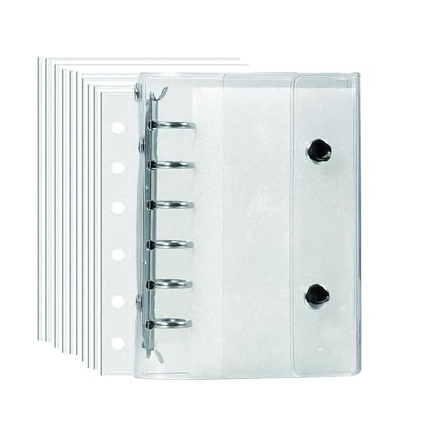 商品仕様  A7シール帳 1冊 シール台紙 10枚付き シール帳はクリアで、シンプルなデザインです、立体シールなどを貼ってシール帳として活用しよう、写真の収納でもお薦めっております。。 A7規格に準拠しているので、市販のリフィル、各種のシー...