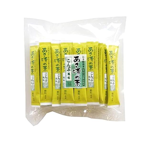 あさ漬の素 こんぶ風味 120g (4g*30p) です。こんぶだしから出たうまみと風味が楽しめる、 顆粒状のあさ漬の素です。使いやすいスティックタイプ。１本4g。１袋３０本入。スティック1本で野菜100ｇ(きゅうり1本ほど)が漬けられます...