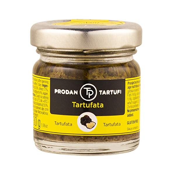 内容量:30gトリュフ、オリーブ、マッシュルーム、ガーリックなどを細かく刻んで調味料と一緒にオリーブオイルに漬けたペースト商品サイズ(高さx奥行x幅):5cm*4.5cm*4.5cm原材料:マッシュルーム、オリーブ、ひまわり油、オリーブ油、...