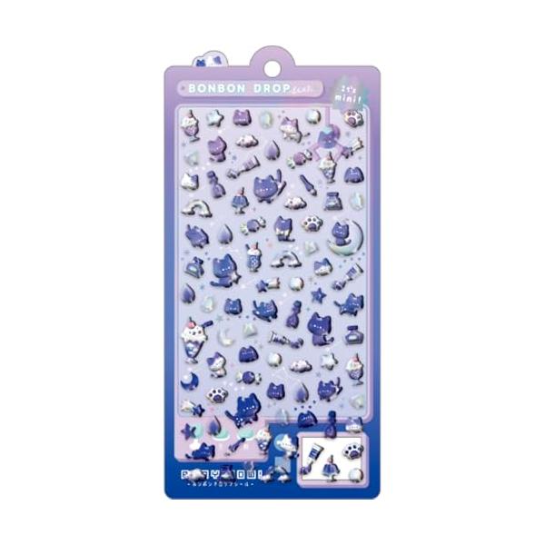 クーリア シール ボンボンドロップシール ミニ よるねこボンボン 91256